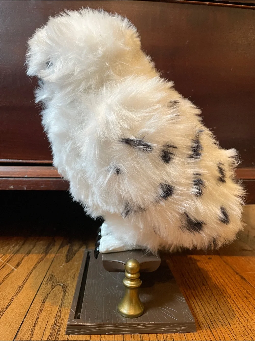 Harry Potter Enchanting Hedwig Interactive Owl Plush Sound Moves w/ Perch